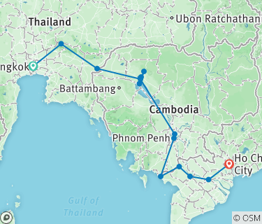 India To Bangkok Map Bangkok To Saigon By Bike By Explore! With 8 Tour Reviews (Code: Ctv) -  Tourradar