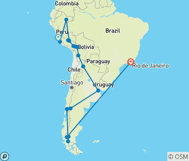 35 days in South America: Perú, Bolivia, Argentina, Chile Brazil
