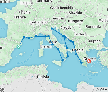 Italy, the Adriatic & Greece - Itinerary - Athens (Piraeus) to