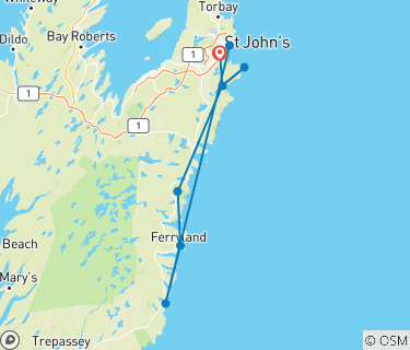 East Coast Trail Map East Coast Trail By Great Canadian Trails (Code: Etr) - Tourradar