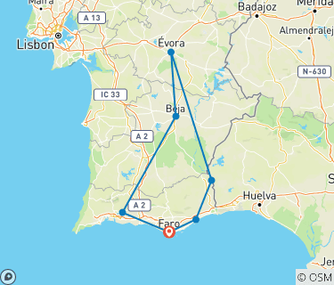 Tavira - Accessible Itinerary Map