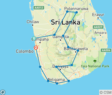 Wellawaya Sri Lanka Map Study Holiday In Sri Lanka By Bh Lanka Tours (Code: 1269/21) - Tourradar