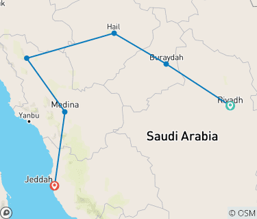 Riyadh To Jeddah Map The Heritage Route - Riyadh To Jeddah By 88 Destinations Travel - Tourradar