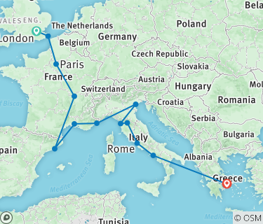 London to Athens (Start London, by Contiki with 51 Tour Reviews - TourRadar