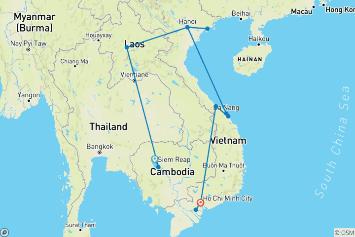 Carte du circuit La première sensation de Threeland