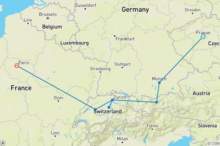 Karte von Ikonische Städte (einschließlich Bern)