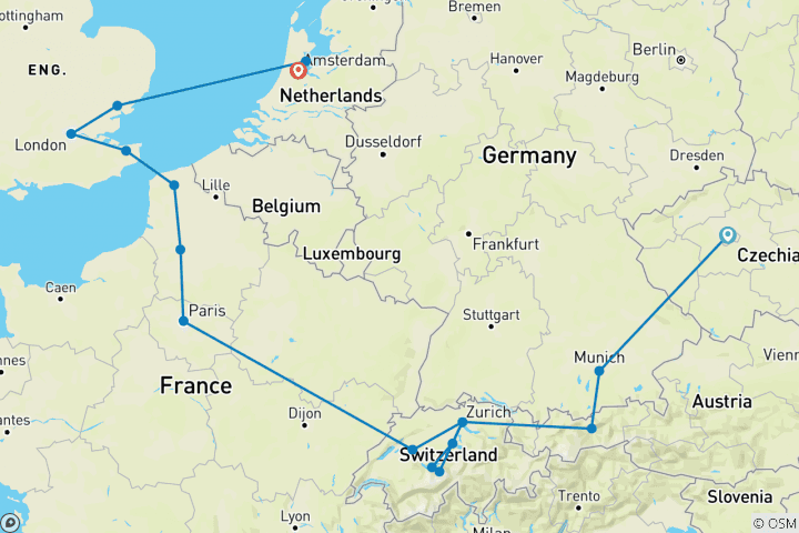 Mapa de Sentimiento refinado (17 destinations)