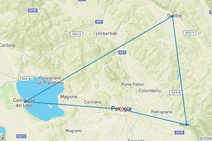 Carte du circuit Traditions italiennes de Noël
