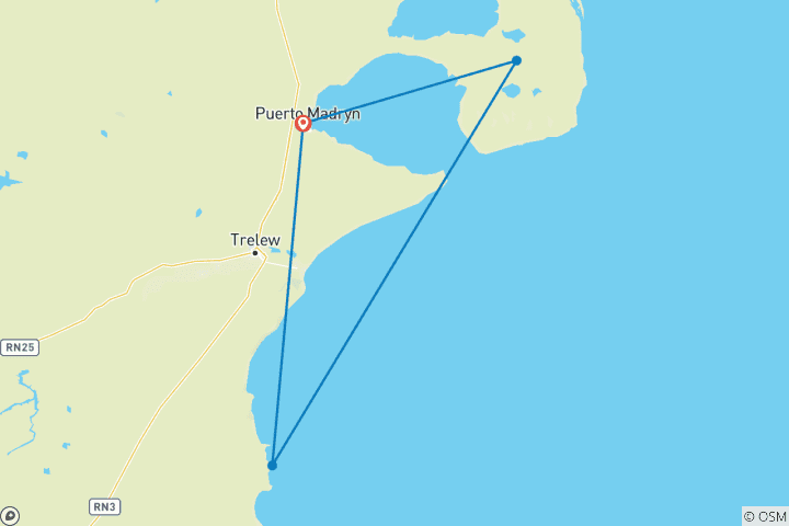 Map of Best of Puerto Madryn in 3 nights