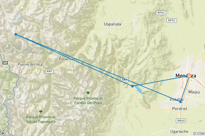 Map of Best of Mendoza in 3 nights