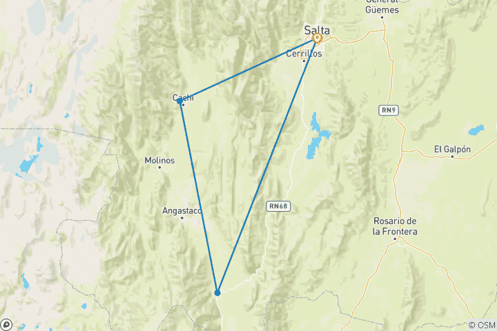 Map of Best of Salta in 3 nights