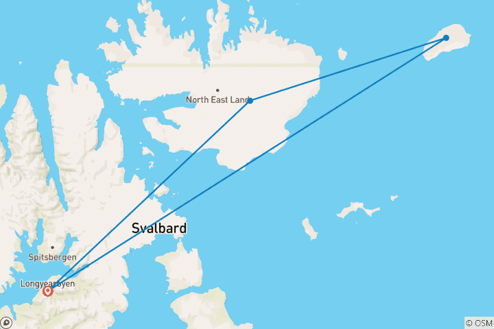 Carte du circuit Au royaume des ours polaires XL