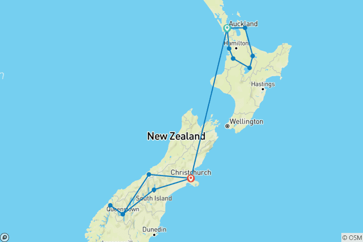 Map of New Zealand Explorer