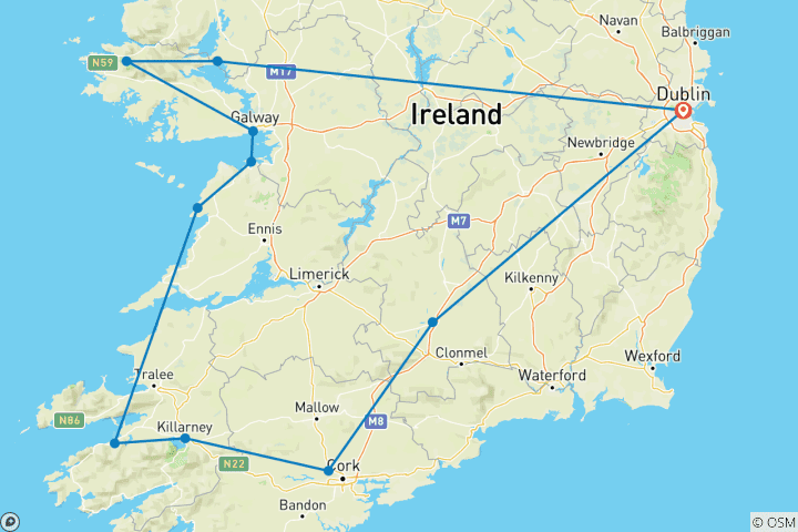 Map of Irish Elegance (Classic)