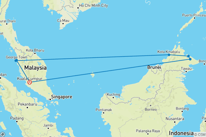Carte du circuit Festival Hungry Ghost