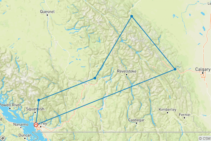 Map of Get Social: Canadian Rockies