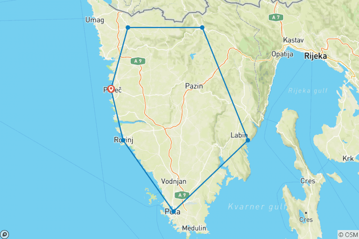 Carte du circuit Cyclisme sur route à travers Terra Magica