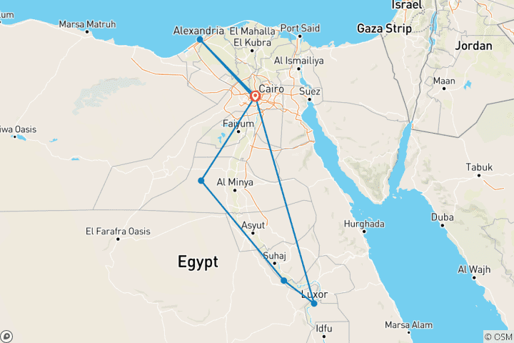 Map of Egypt Undiscovered