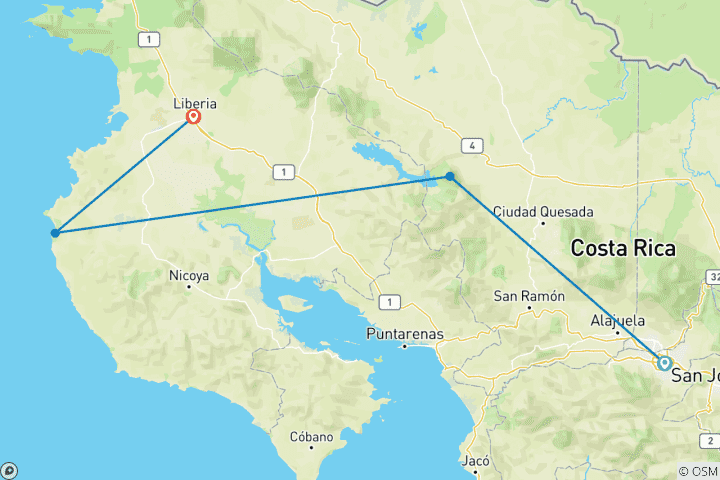 Map of Family Adventure Package