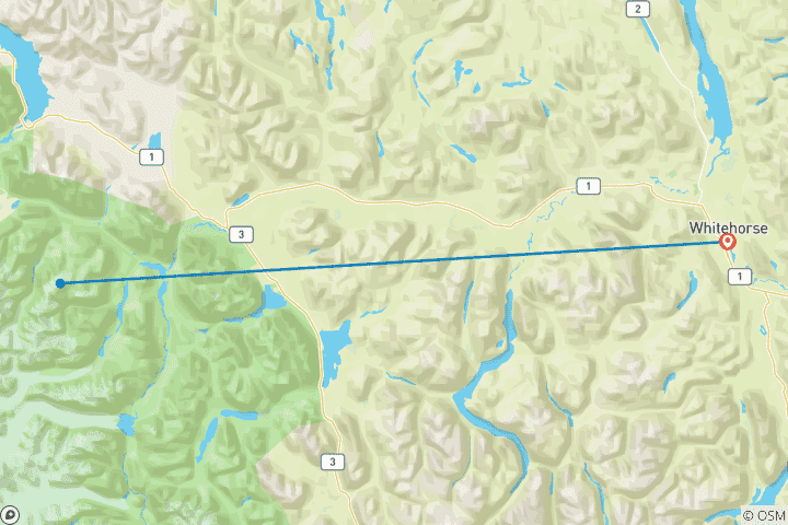 Carte du circuit Yukon Summer Dream | Active Summer Adventure