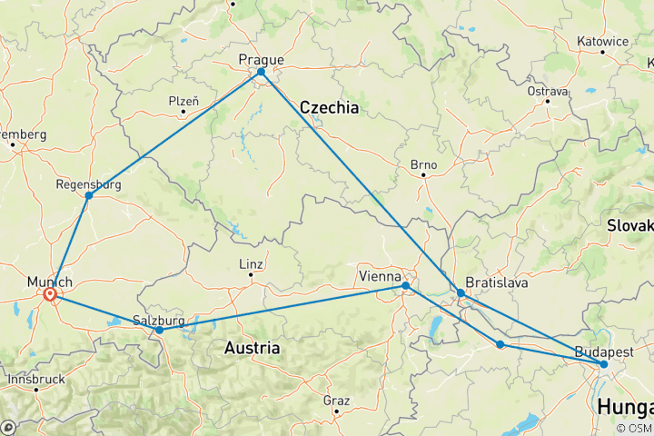 Map of Imperial Europe (Winter, 10 Days)