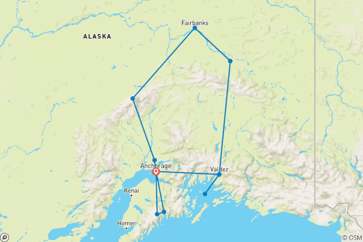 Map of Spectacular Alaska!