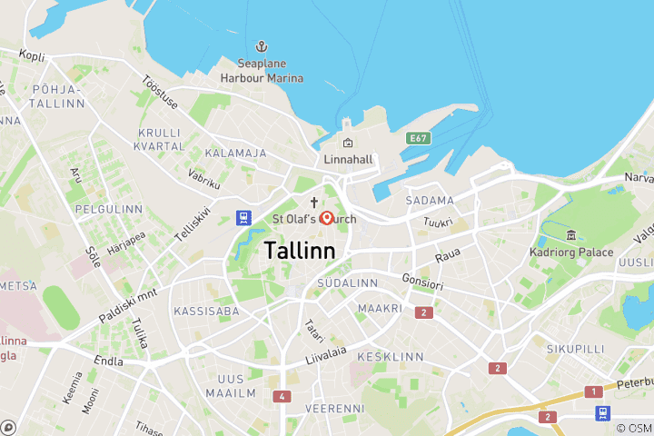 Carte du circuit Circuit de 4 jours au marché de Noël de Tallinn - Petit groupe !