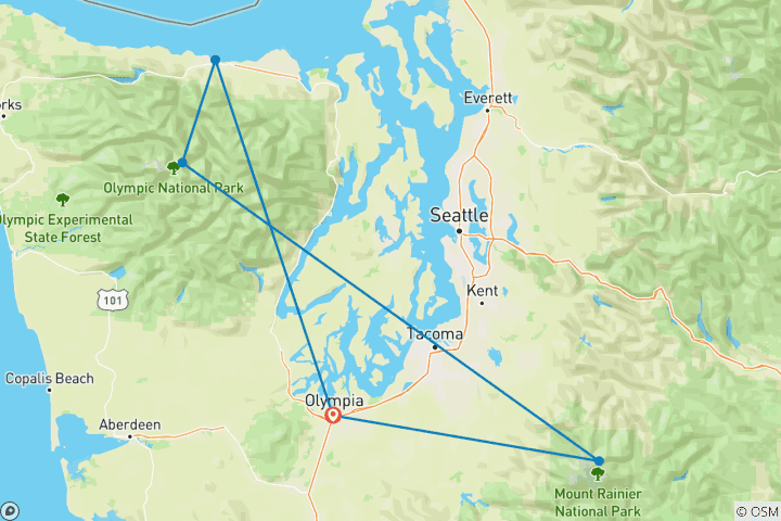 Map of Pacific Northwest Basecamp