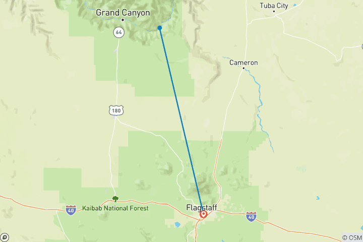 Map of Hermit Loop Hike