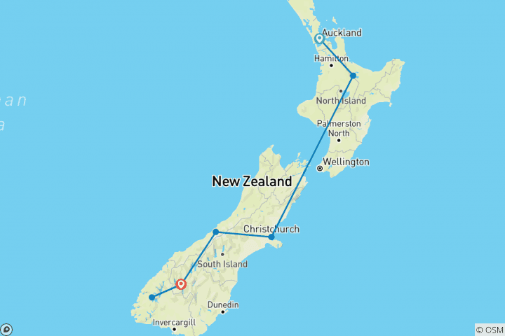 Map of Journeys: Discover New Zealand National Geographic Journeys