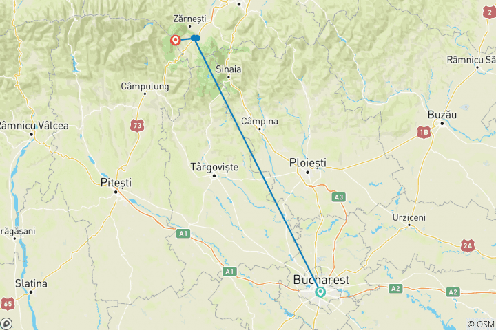 Map of Cycle Romania