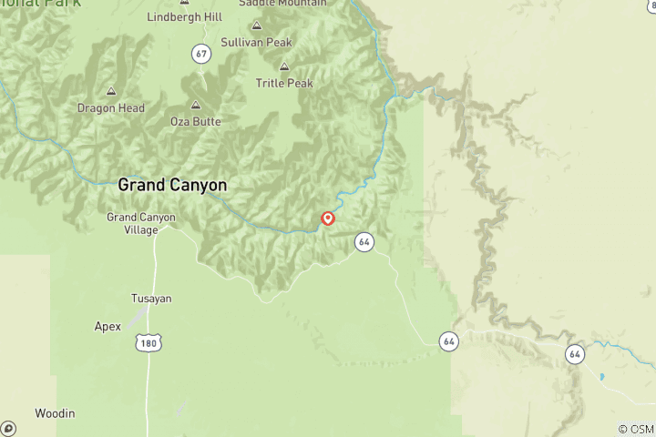 Carte du circuit Aventure à Kanab Creek