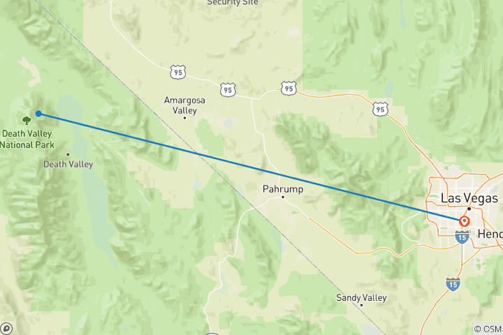 Map of Telescope Peak Adventure