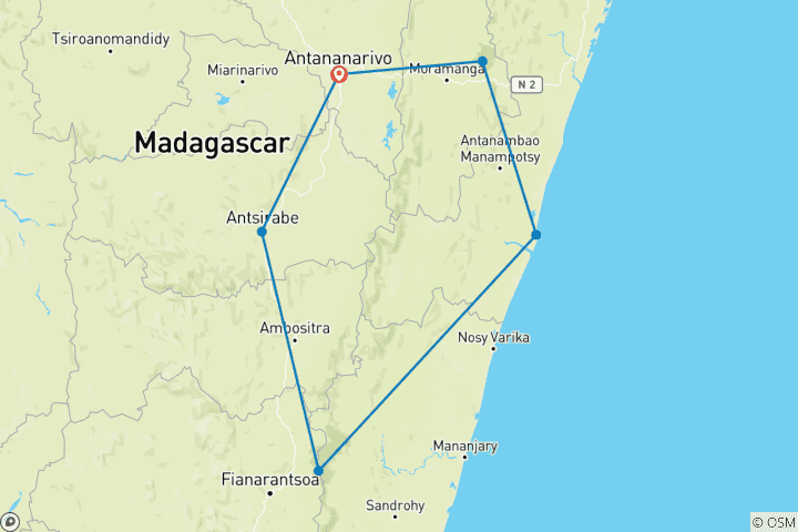 Map of Pangalanes  Channel extraordinary journey
