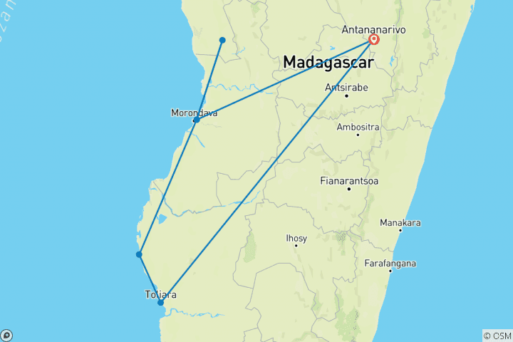 Map of Madagascar discovery and splendour