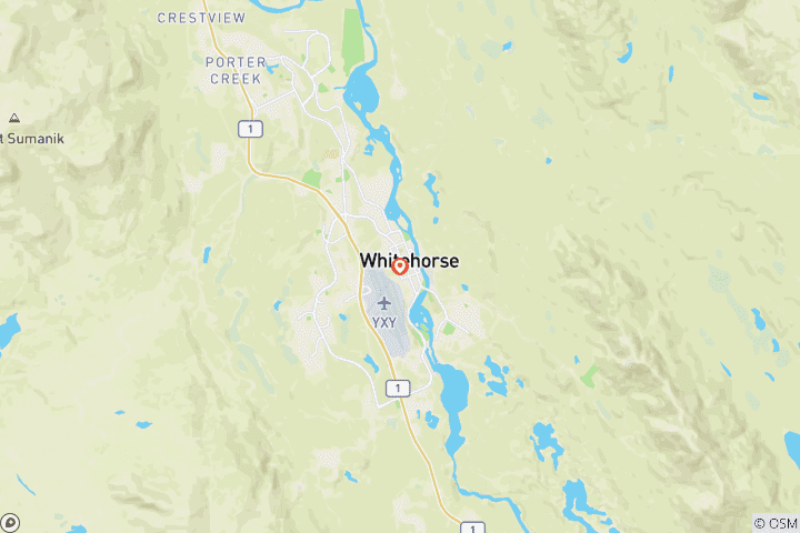 Carte du circuit Yukon Winter Dream | Aventure hivernale active