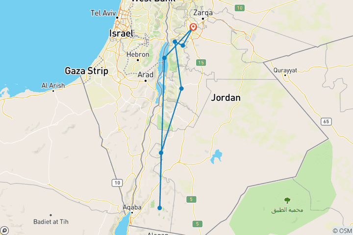 Kaart van Safari per kameel – het schip van de woestijn – privé