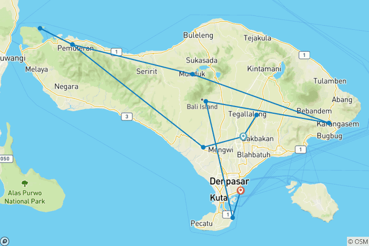 Map of Wellness Bali