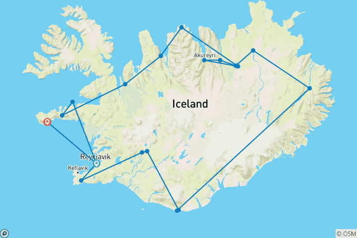 Map of Iceland Explorer