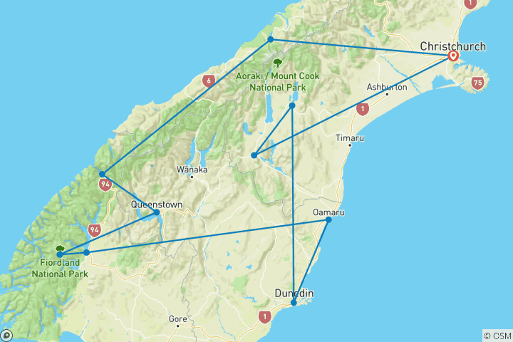 Map of Southern Spotlight (2026/2027, Best Buys)