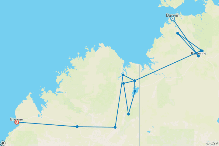 Map of Untamed Kimberley (2026/2027)