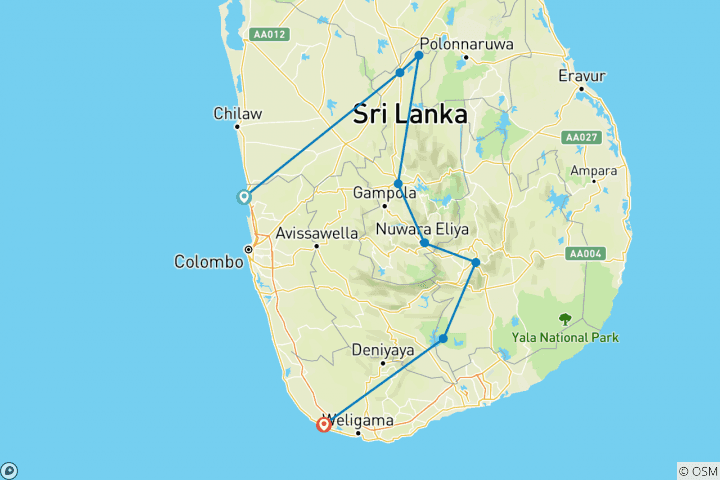 Map of Sri Lanka Uncovered