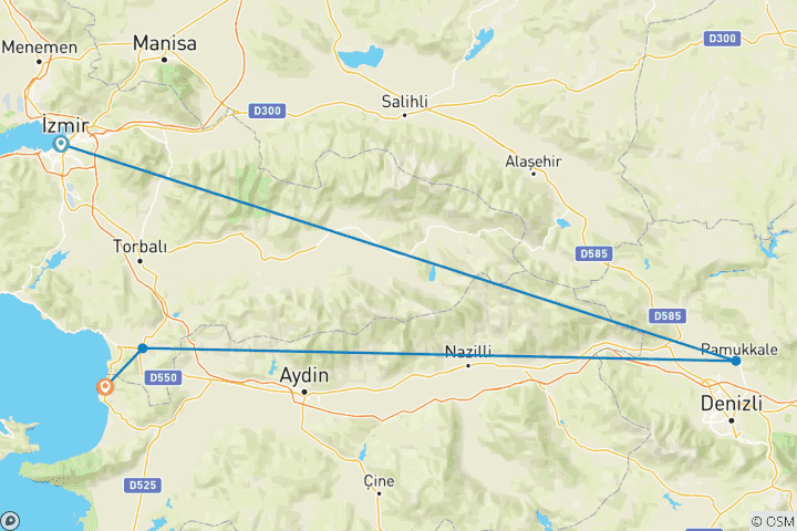 Carte du circuit Séjour à Kusadasi - 4 jours