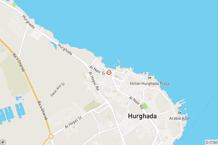 Map of Egypt Red-Sea (Hurghada) 3 Nights/ 4 Days