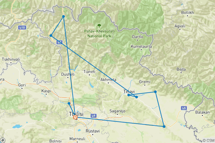 Map of Introducing Georgia and Its People