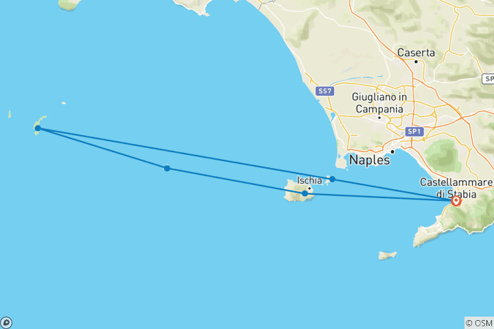 Mapa de Después de Ulises - Velero de lujo todo incluido