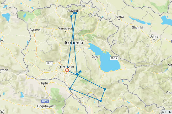 Map of Three days of freedom in Armenia