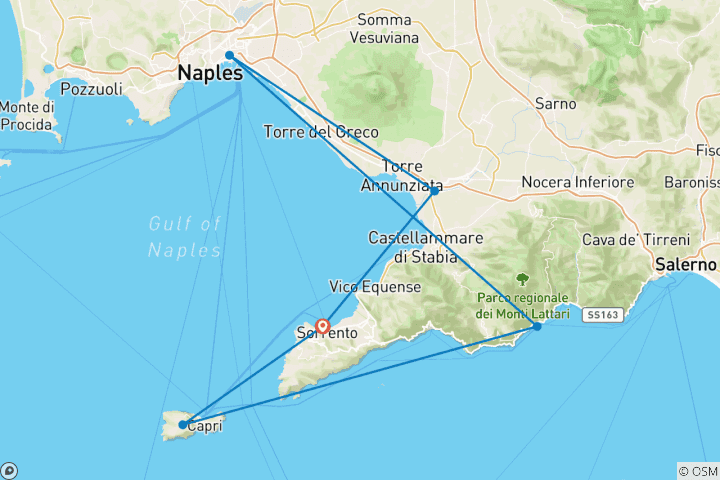 Map of Summer in Sorrento Deluxe