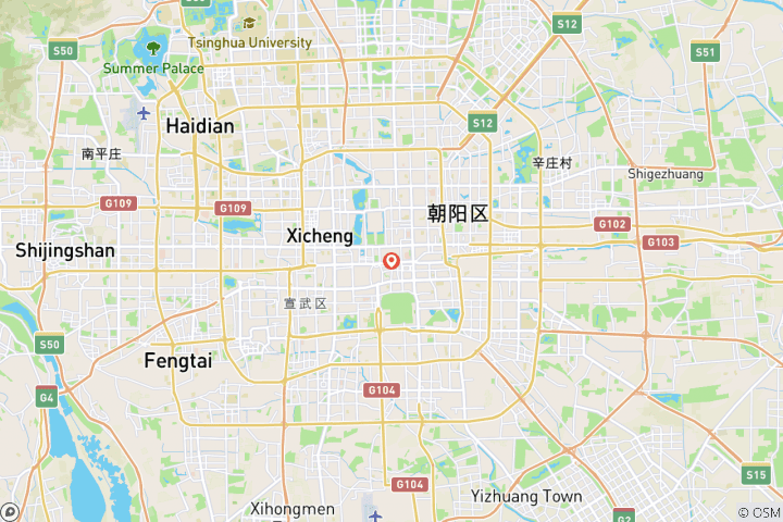 Map of Three Day Beijing Coach Tour