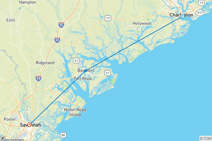 Map of Sunsets and Southern Charm